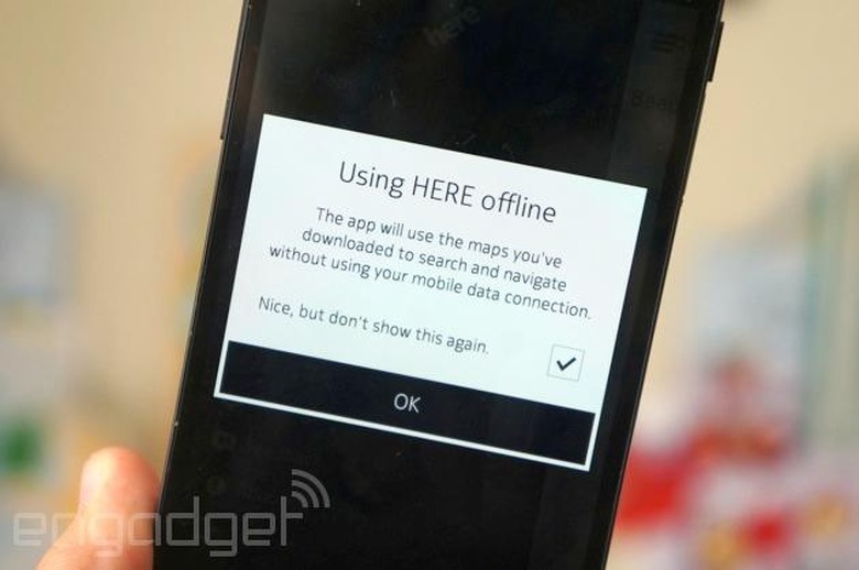 Nokia's HERE Maps app for Android
