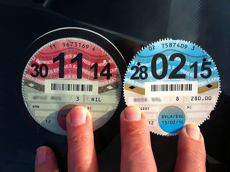 Car Tax Disc