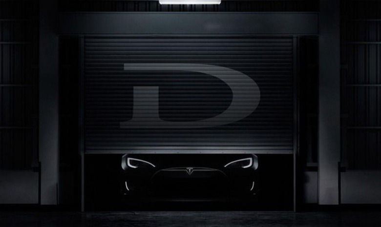Tesla's 'D' teaser