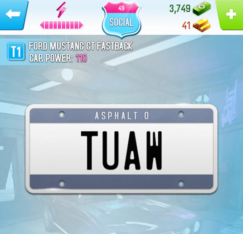 license plate