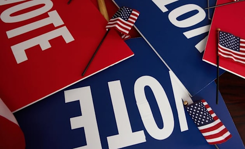 Vote signs