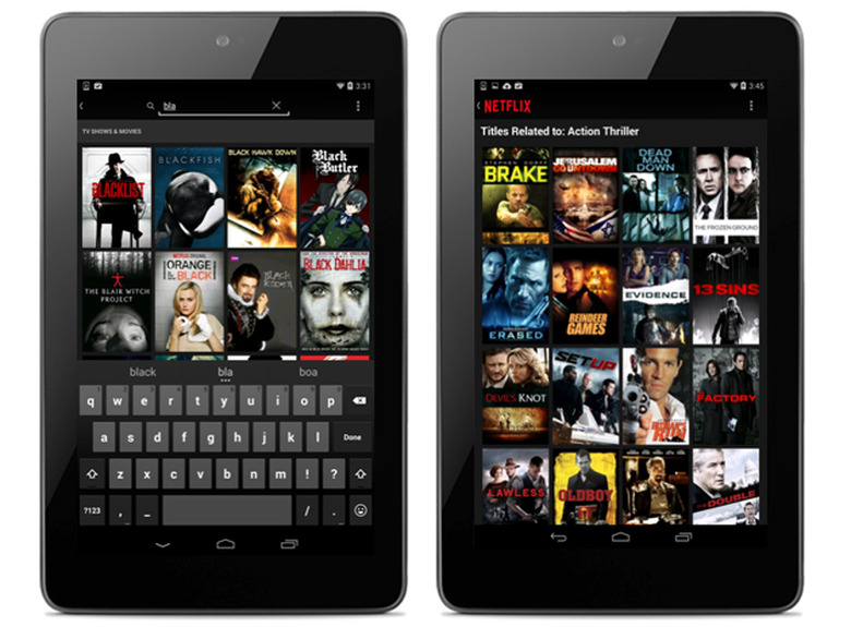 Visual search in Netflix for Android