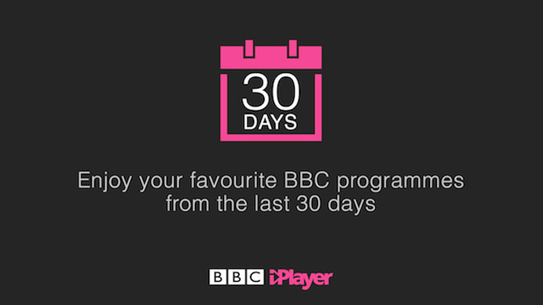 BBC iPlayer 30 Day Extension