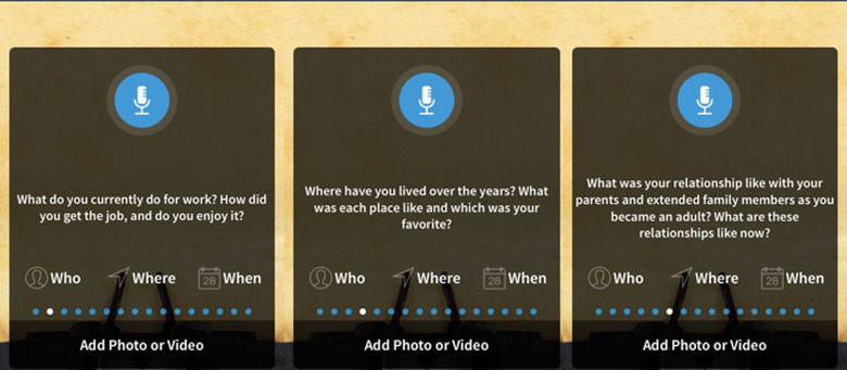 StoryPress living bio questions