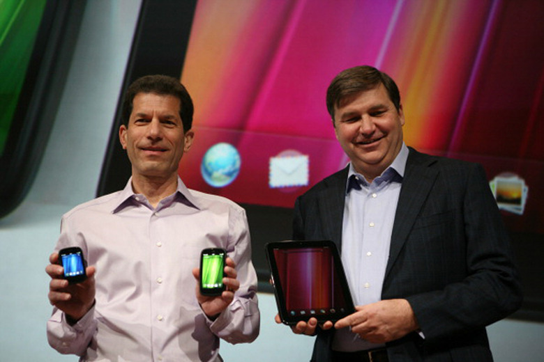 HP's Jon Rubinstein and Todd Bradley unveil the Pre 3, Veer and TouchPad