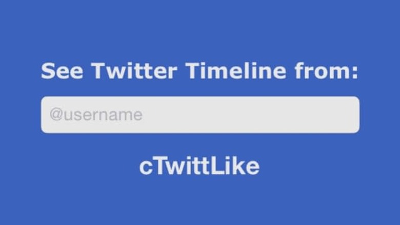 cTwittLike screenshot