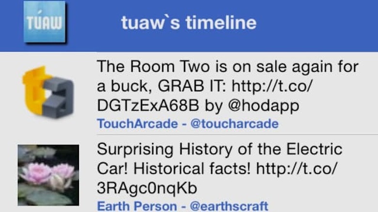 cTwittLike screenshot