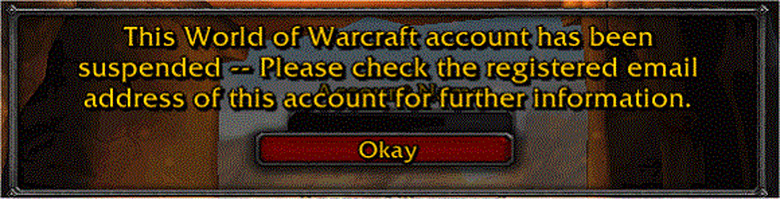 Suspended account
