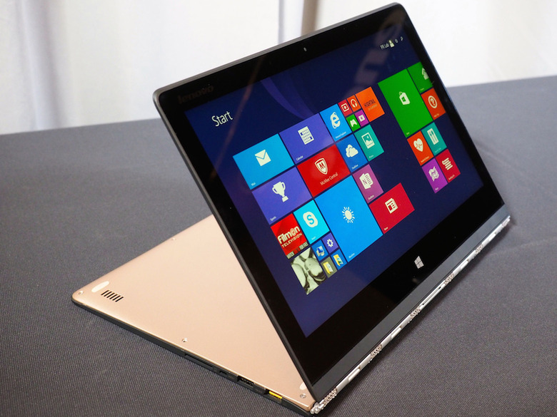 Lenovo Yoga 3 Pro Ultrabook brings a thinner and lighter design