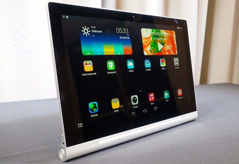 Lenovo's new 'Yoga' tablets run Android and Windows, one has a built-in projector