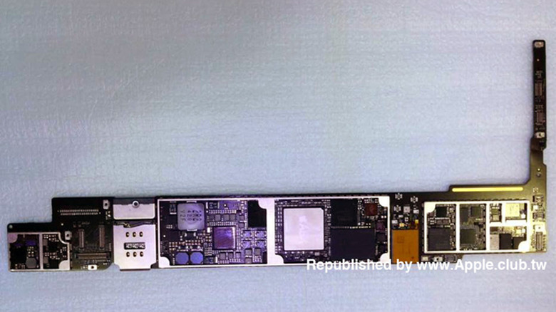 The reported motherboard and A8X chip in the next iPad