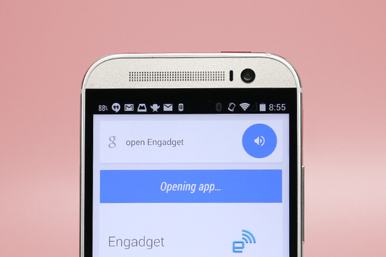 Google Now on an HTC One M8