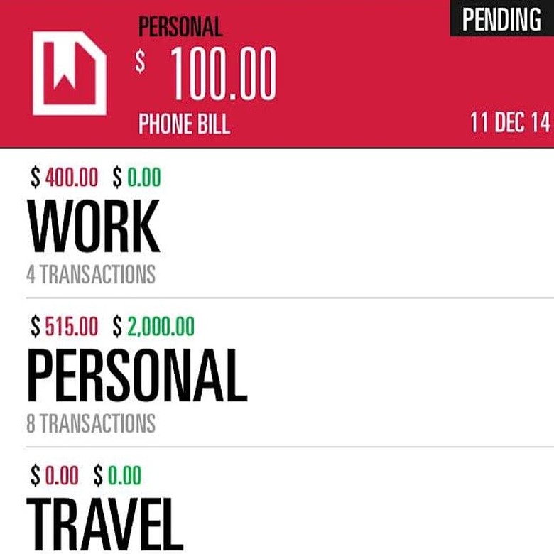 Monsense expense app