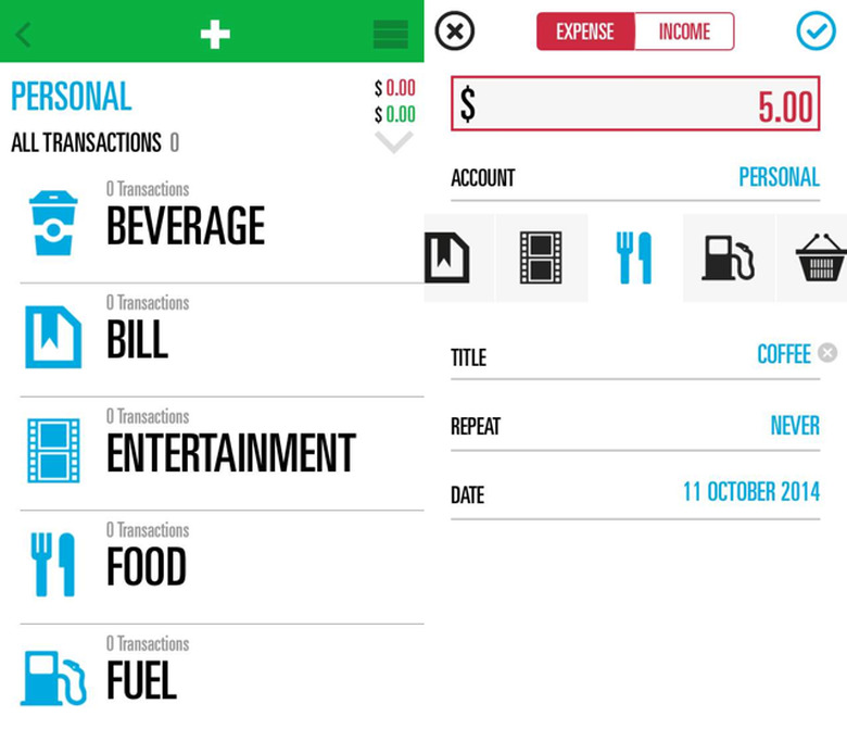 Monsense expense app