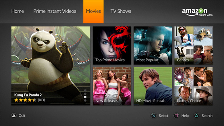 Amazon Instant Video on the PlayStation 4
