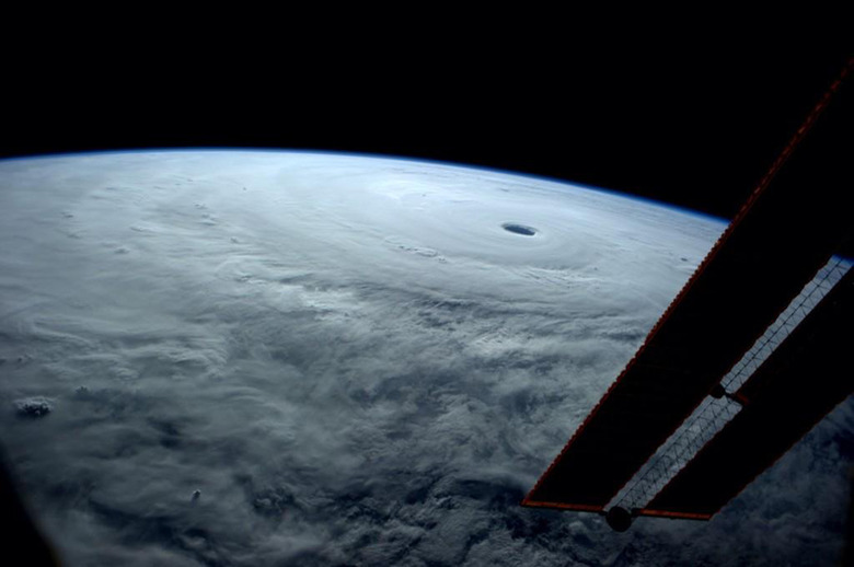 Super Typhoon Vongfang as seen from the ISS