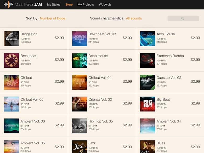 MusicMakerJam screenshot