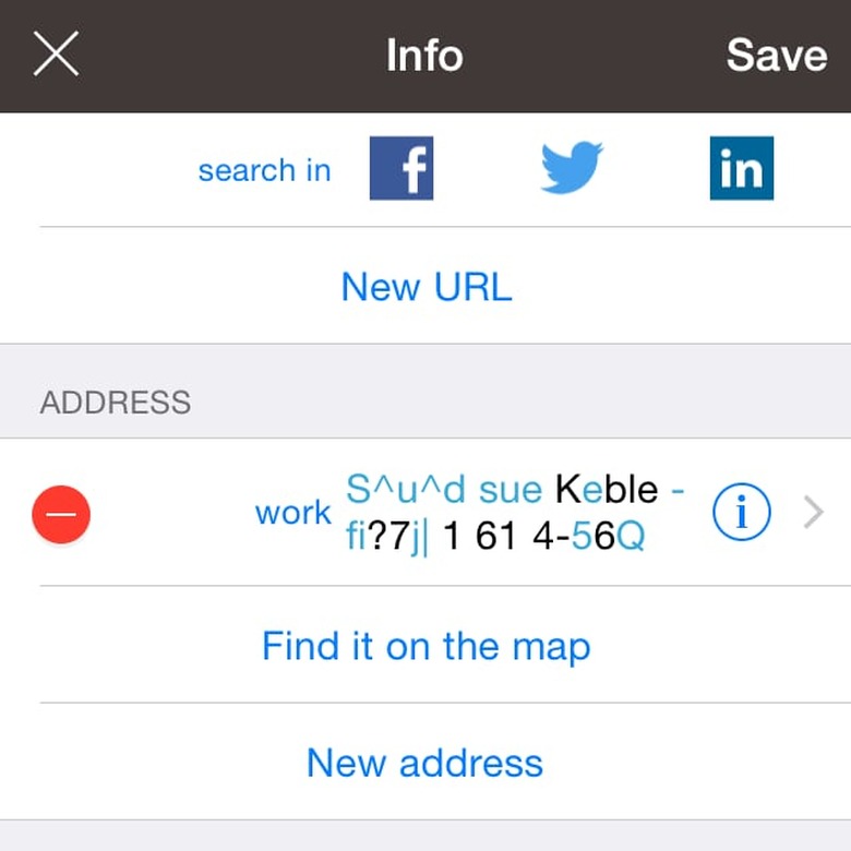 Business Card Reader Free screenshot