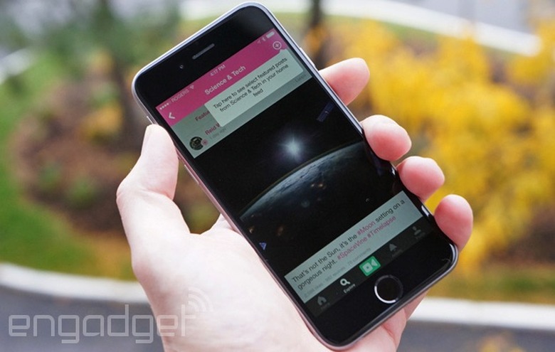 Vine channel following on iOS