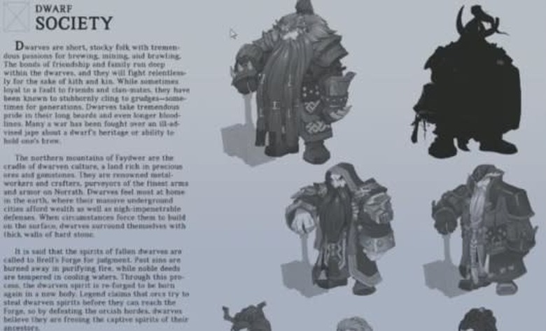 Because you dearly want to play a dwarf again.