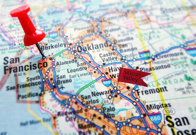map of the silicon valley...