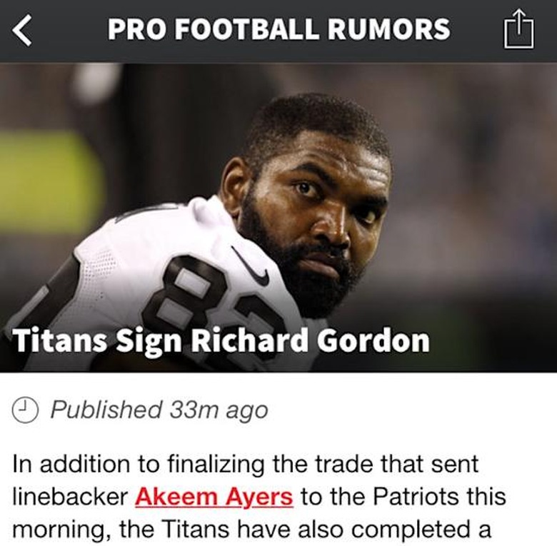 Trade Rumors screenshots