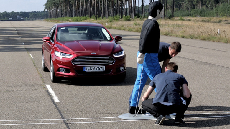 Ford's Pre-Collision Assist in testing