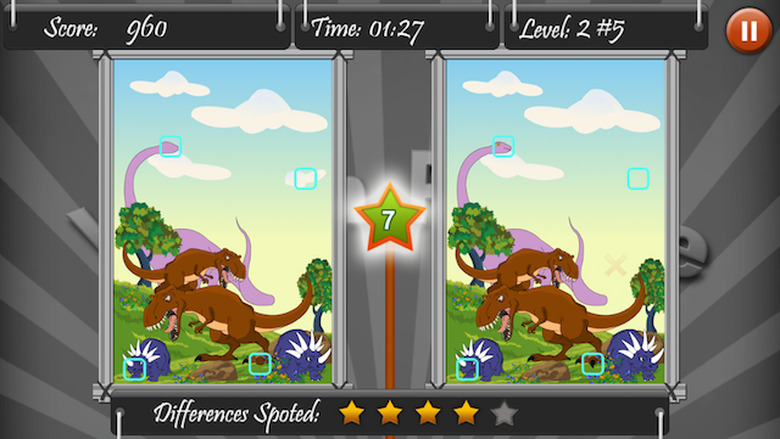 Players spot the difference between two images in Vision Puzzle