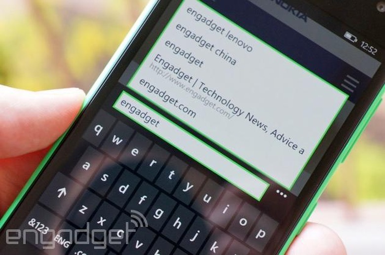 Lumia 735 keyboard