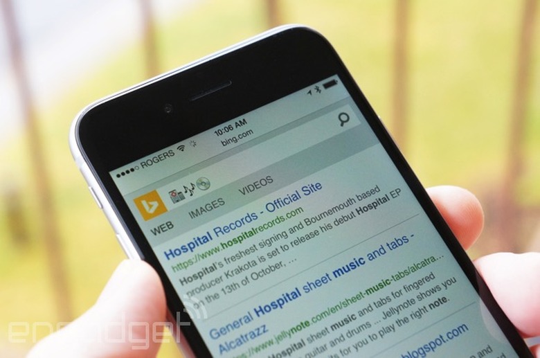 Bing search using emoji
