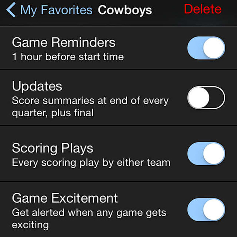 Thuuz Sports screenshots