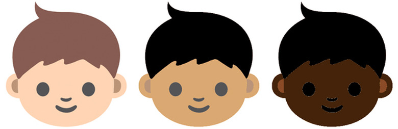 Skin tones in Unicode 8 emoji