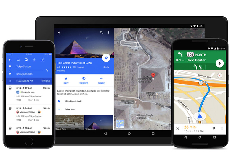 Google Maps makeover
