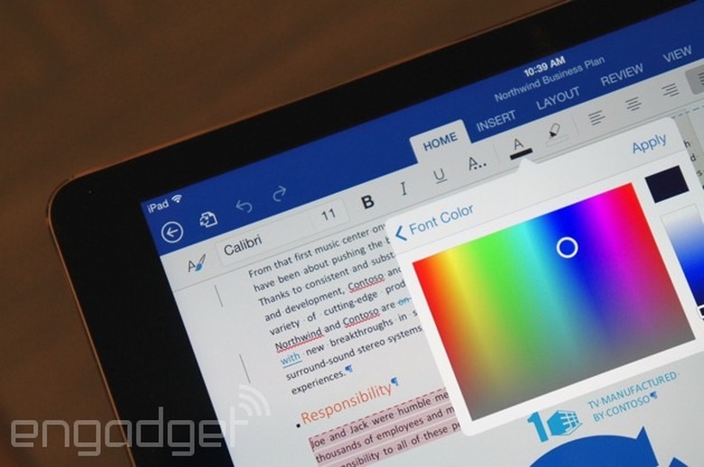 Microsoft makes Office for iPad free to use, starts testing Android tablet version