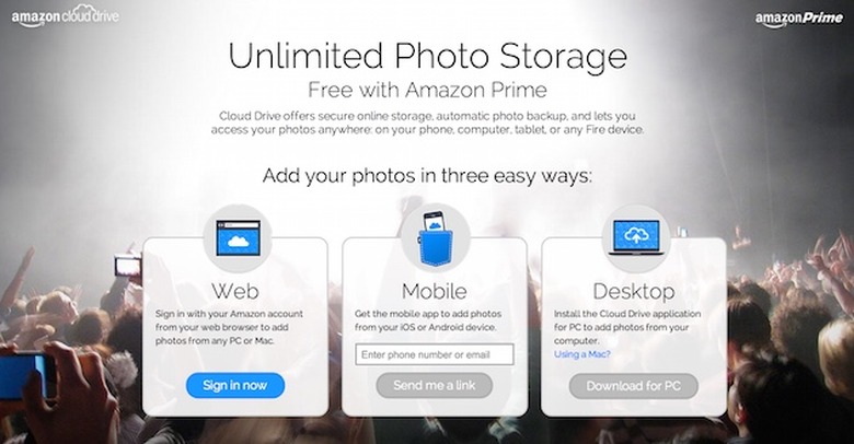 Amazon Cloud Drive Unlimited Photos