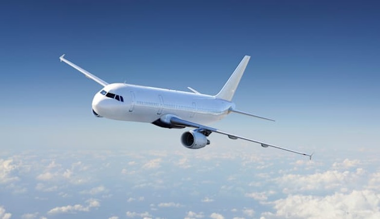 Color design on airplane is changed.