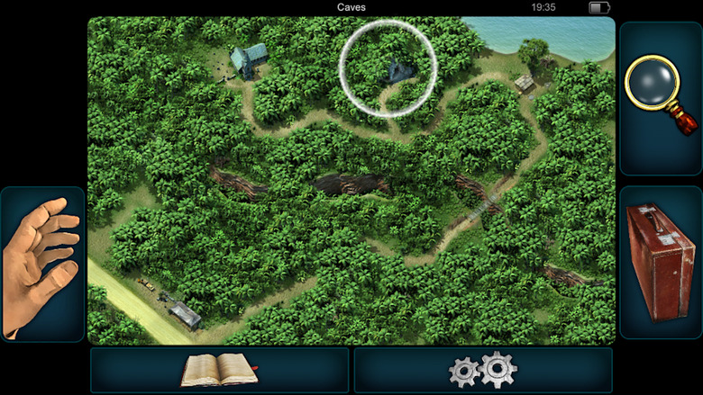 Players select locations for their character to visit in Secret Files Sam Peters