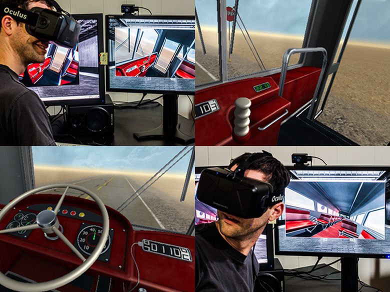 Desert Bus VR in 'action'