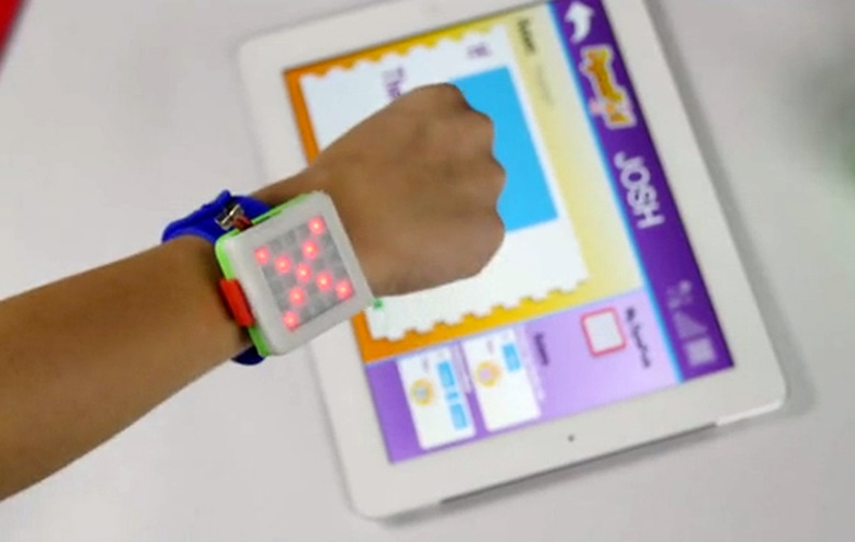 DynePod on a wrist