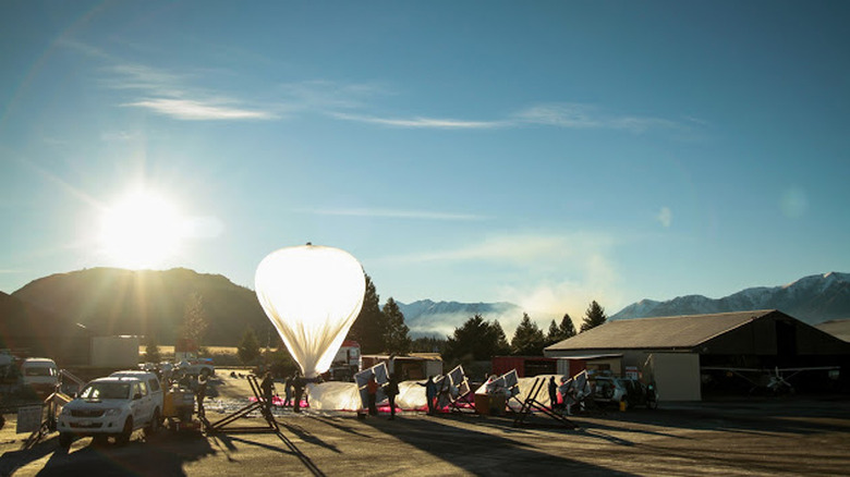 Google Project Loon balloon