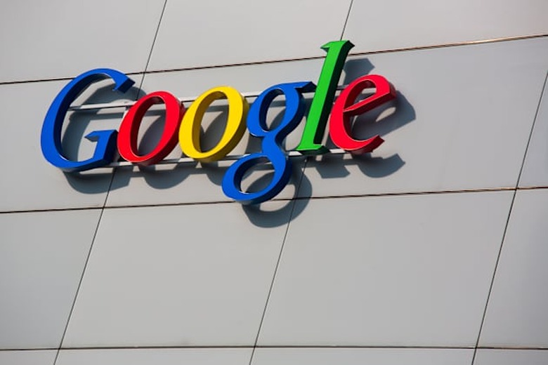 ZURICH, SWITZERLAND - MARCH 14, 2014: Google Corporation Building sign.