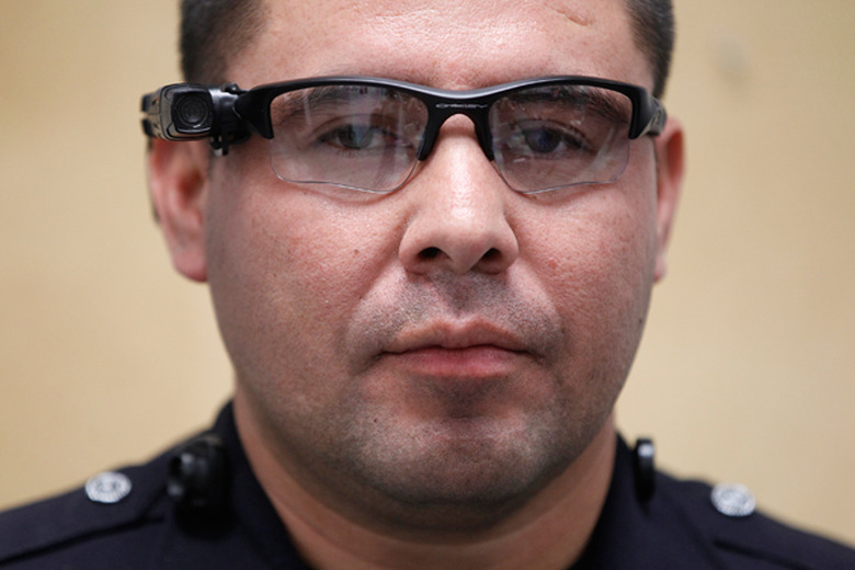 Wearable police camera