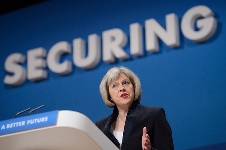 UK Home Secretary Theresa May