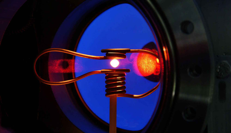 Levitating a molten orb on the International Space Station