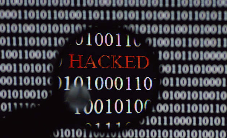 hacking concept digital...