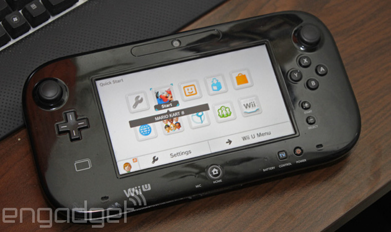 Nintendo Wii U gamepad