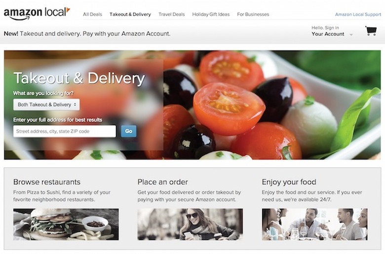 Amazon Local Takeout and Delivery