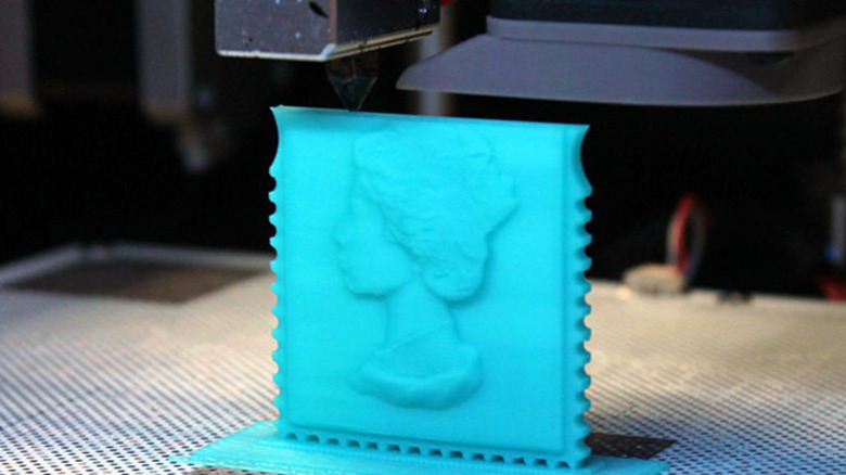 3D printing an oversized postage stamp