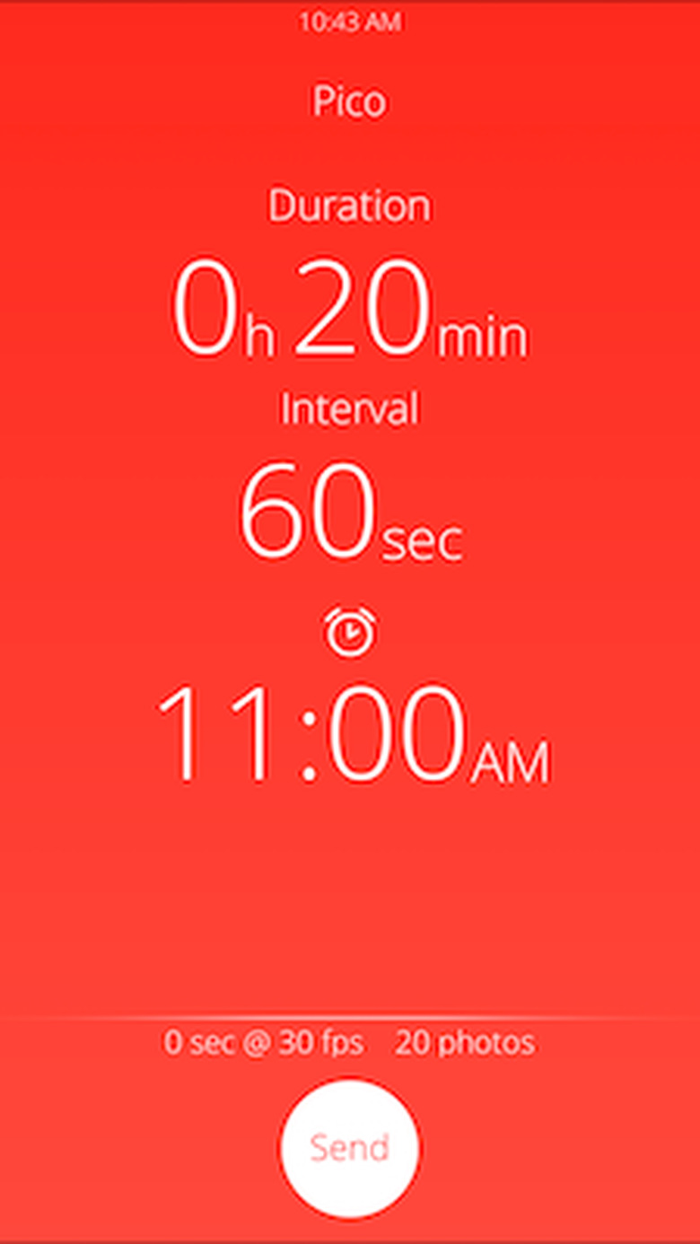 Pico app interface