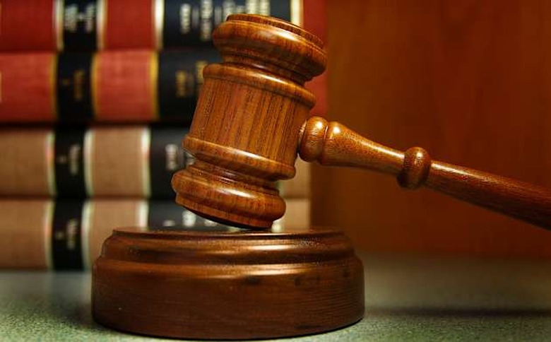 judges gavel and law books...